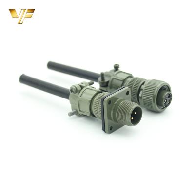 China Power MS3106A Military Round Type IP67 2 & 3 Pin Connector for sale