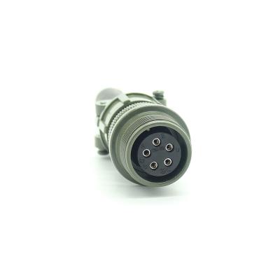 China Military Cable 5 Pin Electrical Connector Plug Aviation Types 5015 for sale