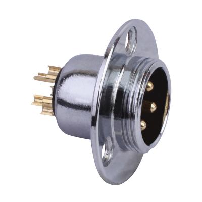 China AC/DC Flange Moisture Proof 5 Pin Electrical Connector Plug for sale