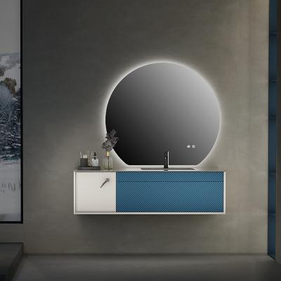 China Modern Hot Sale Eco-friendly Luxury Wall Hung American Style Vanity Bathroom Vanity for sale