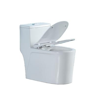 China Automatic Operation Design Nine Piece Toilet Equipment Bathroom WC White Porcelain Toiletten With Siphon Flushing for sale