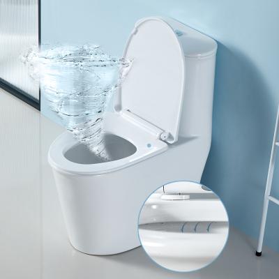 China Ceramic Inodoro Siphonic Automatic Operation Style European Style Toilet Bathroom One Piece Toilet for sale