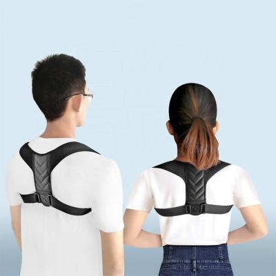 China 2021 New Adjustable/Detachable Patent Adjustable Shoulder Belt Thorn and Back Support Brace Back Posture Corrector for Men and Women for sale