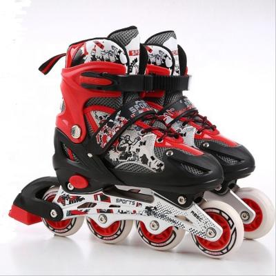 China Fashion \ Custom Adjustable Skates Cheap Comfortable \ Durable 4 Wheels Kasut Roda Quad Inline Skate Roller Shoes For Kids for sale