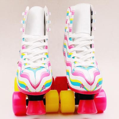 China Fashion\Roller Skates Boy Girls Roller Skates Toe Stop Shoe Color Custom 4 Wheel Double Row Quadruple Comfortable Kids\Inkick Durable for sale