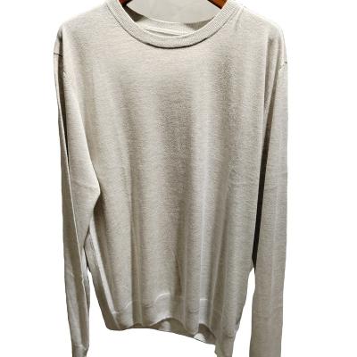 China Anti Pilling Cashmere Silk Men Designs Crew Neck Sweaters for sale