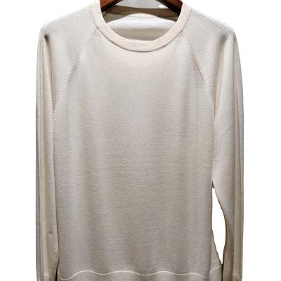 China Anti-pilling Latest Cashmere Women Crew Neck Silk Sweater for sale