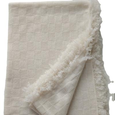 China White cashmere latest design cashmere scarf for ladies for sale