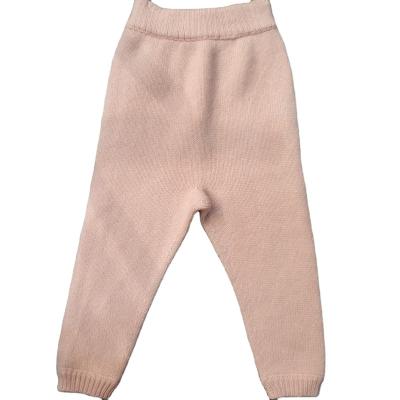 China Anti-pilling Wholesale 100% Pure Cashmere Children Knitting Pants for sale