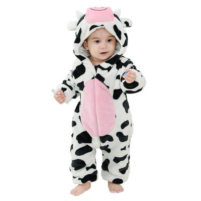 China Amazon Success 100% High Quality Organic Cotton Polyester 2021 New Winter Baby Clothes Unisex Animal Romper for sale