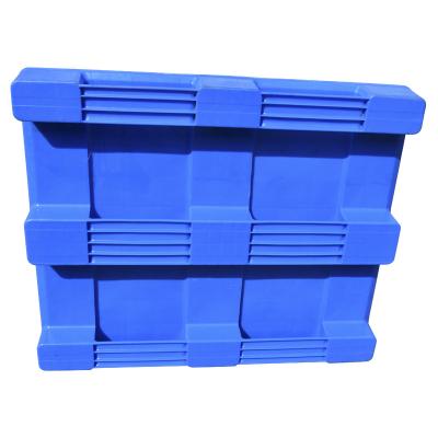 China Heavy Duty Hygienic Single Face 100% Virgin HDPE Single Faced Rackable Plastic Pallet for sale