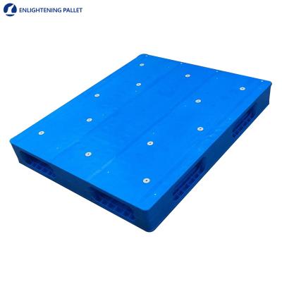 China 140 x 120 x 15 cm heavy duty industrial reversible double side HDPE double faced stackable plastic pallet for sale for sale