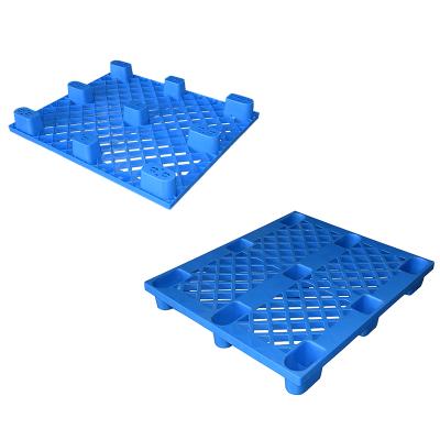 China Single Faced 1200 * 800 * 140 Mm Open Deck Vented Lightweight Export Plastic Pallets Stackable For One Way Export for sale