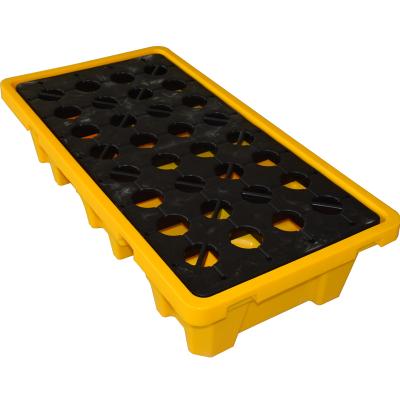 China Suitable for Material and Spill Entry 4-Way Oil Drum (HDPE) Plastic Pallet Type for sale