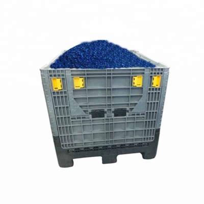 China Ticket / ID Holders Plates Plastic Collapsible Pallet Box Large Pallet Collapsible Bulk Container for sale