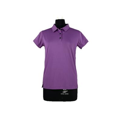 China High Quality Anti-Wrinkle High Stretch Ladies Short Sleeve Breathable Sports Polo Shirt for sale