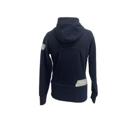 China High Quality Custom Logo Zip Up Horse Riding Hoodie From Factory Various Sale Stretch/Soft/Thermal Fleece for sale