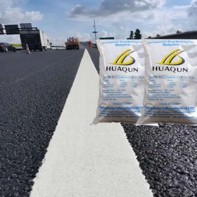 China C5 Resin Thermoplastic Road Marking Paint AASHTO M249 25kg/bag for sale