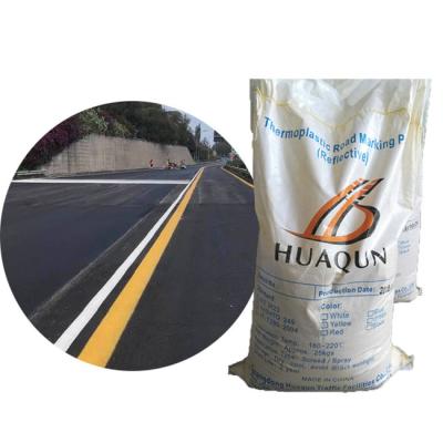 China High Adhesive Thermoplastic Road Marking Paint , Traffic Line Marking Paint With Glass Beads for sale