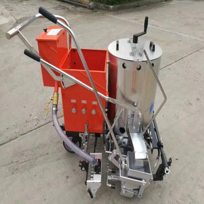 China Double Stainless Steel CK308S Hand Push Thermoplastic Road Marking Machine Easy Operation for sale