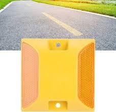 China Reflective Road Stud Markers Cat Eyes ABS Plastic Road Reflectors for sale