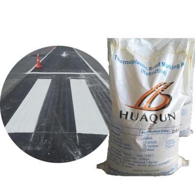 China Thermoplastic Hot Melt Traffic Road Marking Paint , Reflective Pavement Paint Powder for sale