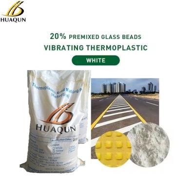 China Vibration Hot Melt Coating 20% Glass Bead Thermoplastic Road Marking Paint for sale