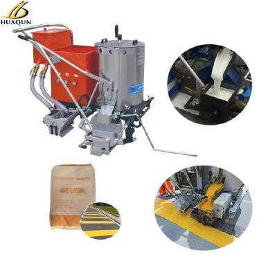 China Power Driven Thermoplastic Road Marking Machine , Hand Push Road Line Marking Equipment for sale