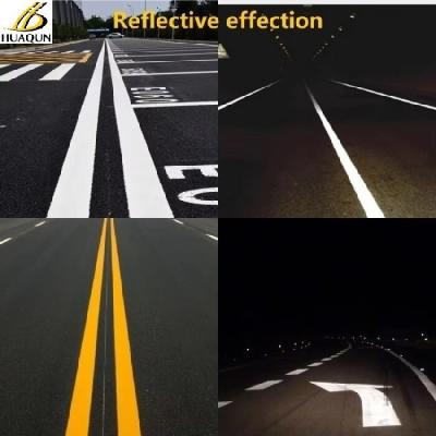 China Customized Reflective Paint Standard Road Paint 20% Mixed Glass Beads Thermoplastic Paint for sale