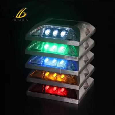 China LED Solar Flashing Road Studs Waterproof For Traffic Sign Usage And Safety for sale