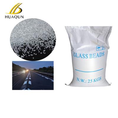 China High Quality Factory Wholesale Micro Glass Beads Thermoplastic Road Marking Use High Reflective Glass Beads for sale