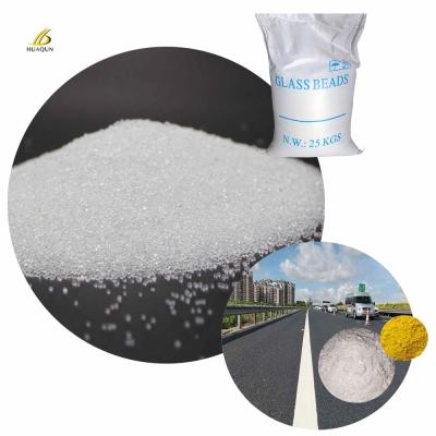 China Enhance Road Safety With Reflective Glass Beads High Reflectivity Durability And Smooth Bonding for sale