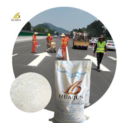 China Fuerte adherencia reflectiva Marcado de la carretera de la ciudad Pintura de carretera termoplástica Duración de vida larga Seca rápida en venta