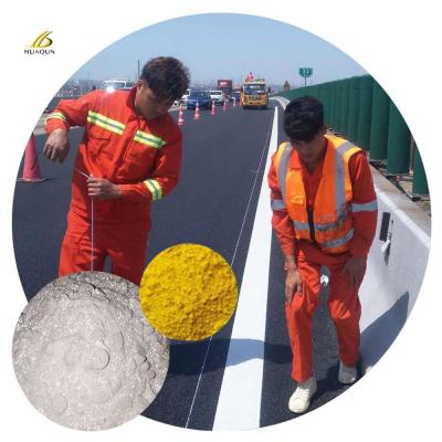 China Long-Lasting AASHTO M249 Thermoplastic Paint with Glass Beads and Pigments for Bright and Durable Markings for sale