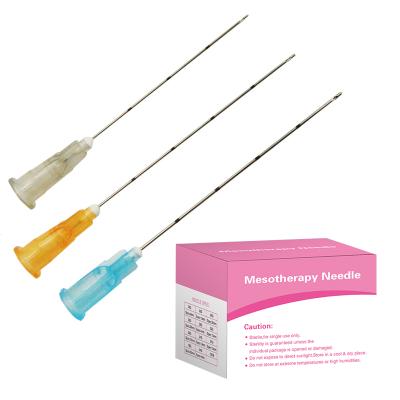 China Safety 25g 38mm Micro Cannula Tip Stainless Steel Cannula Blunt Tips Needle For Injection for sale