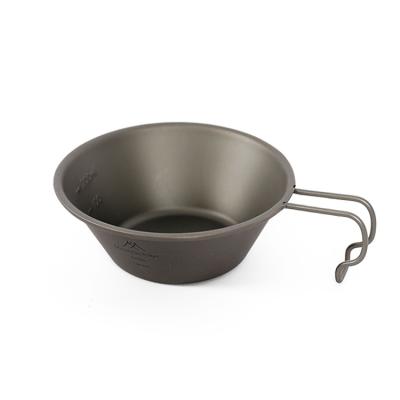 China Mountainhiker Lightweight Popular Hot Sale Thicken Cooking Bowl Bottom Outdoor Camping Bowl With Hook for sale