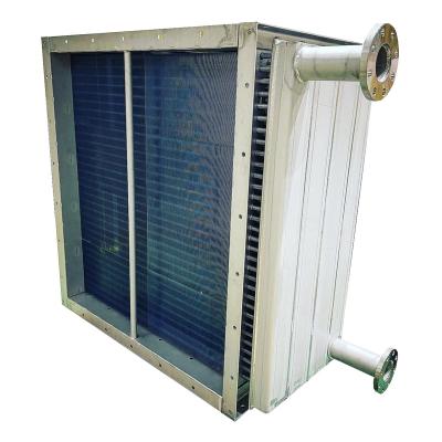 China Hotels 01 china YANTAI DAYUAN OEM ODM Efficient Anti-corrosion 10kw stainless steel finned tube heat exchanger for sale