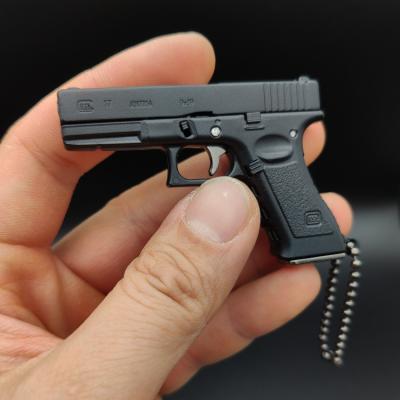 China 1:4 Collectible Zinc Alloy Small Toy Semi Keychain G17 Pendant Model Key Chain Key Ring Key Chain Decorative For Decorative for sale