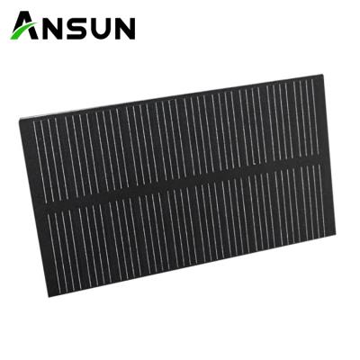 China Factory made small size solar monocrystalline silicon infill panel bottom plate+Cell+PET 5V 1W for sale