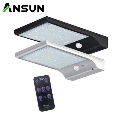 China Outdoor Solar Light Waterproof Energy Saving 48 LED Solar Wall Light From Garden for sale