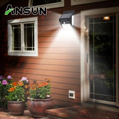 China Garden 48 Led IP65 PIR Wireless Motion Sensor Wall Lamp Waterproof Outdoor Solar Led Garden Light for sale