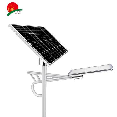 China ROUTE 80W street light manufacturer solar power integrated street light mounted solar garden light for sale