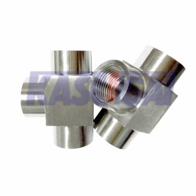 China High Pressure SS Fittings , Forged Stainless Steel Socket Weld Coupling SW for sale