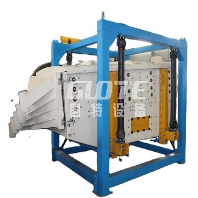 China Steel Linear Vibratory Sifter Screen Sieve for Square Silica Sand Sieve Shaker Machine for sale