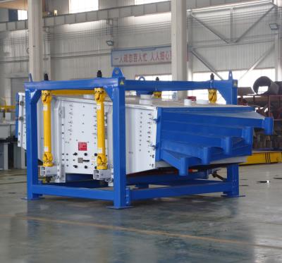 China Sand Linear Vibrating Screen with Vertical Vibrating Motor Dimension model for sale