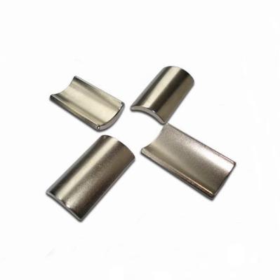 China Industrial magnet arc shape magnetic magnet with zinc /nickel /copper /gold neodymium coating magnet for sale