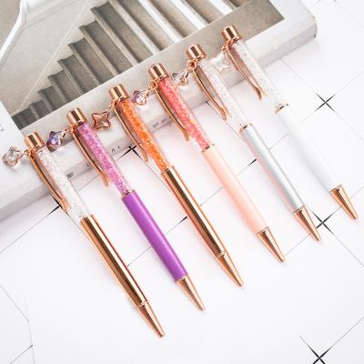 China Promotional Pen Promotional Luxury Crystal New Design Customized Logo Metal Ball Pen For Advertising for sale