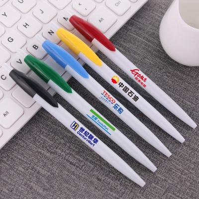 China Promotional Cheapest Pen Classical Click Ball Pen With Custom Logo for sale