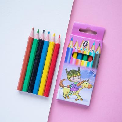 China For Students Colored Pencil Set Mini Color 6 Packs For Kids Drawing for sale