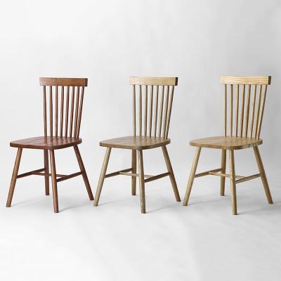 China New design RCH-1227 void dining chair wood windsor chair for restaurant for sale